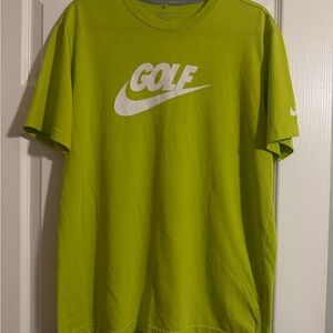 Nike Men's Lime Green Golf Tee